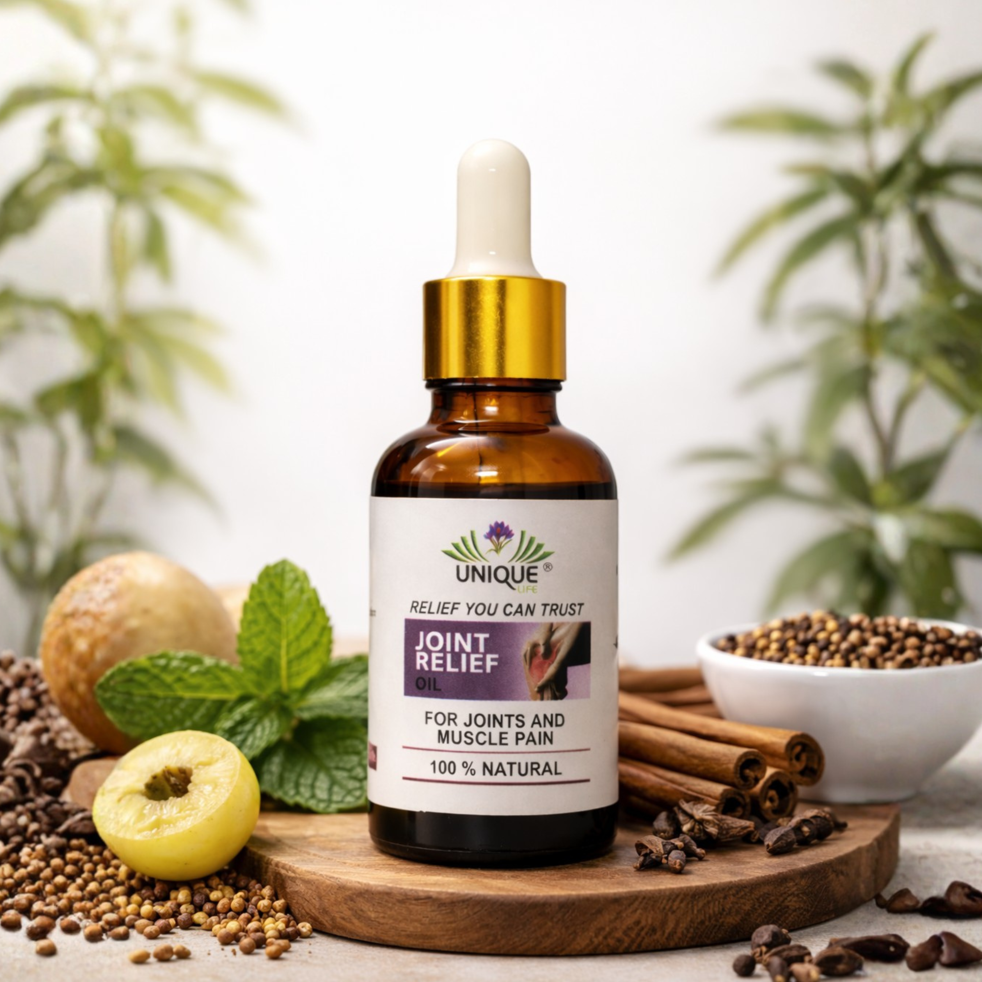 Home unique life pain relief oil